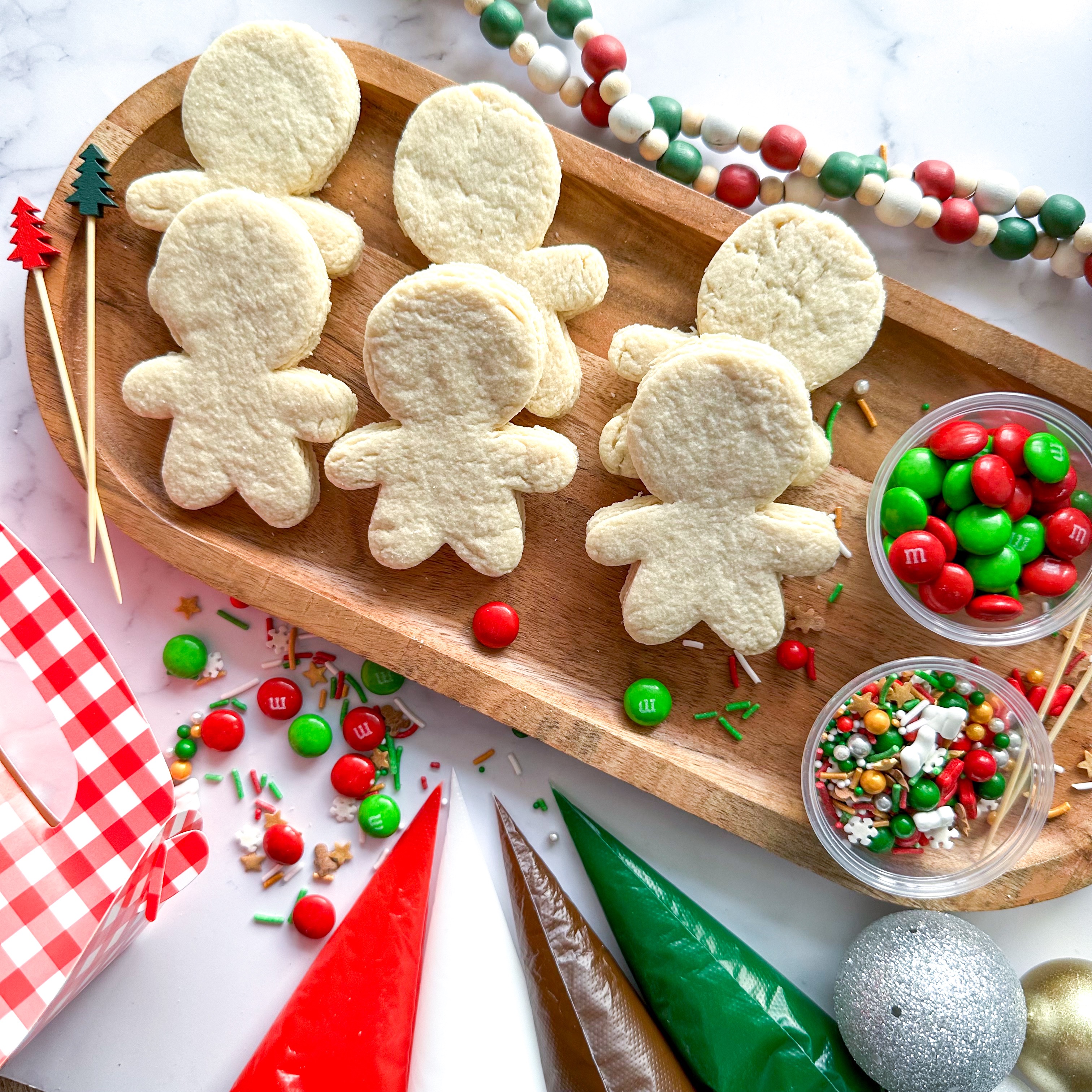 Gingerbread Man DIY Cookie Decorating Kit 